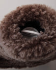 Mini Sheepskin Hot Water Bottle in Taupe