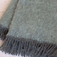 Mohair Blanket in Moss