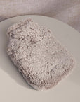 Mini Sheepskin Hot Water Bottle in Grey