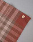 Plaid Napkin Set in Light Terracotta