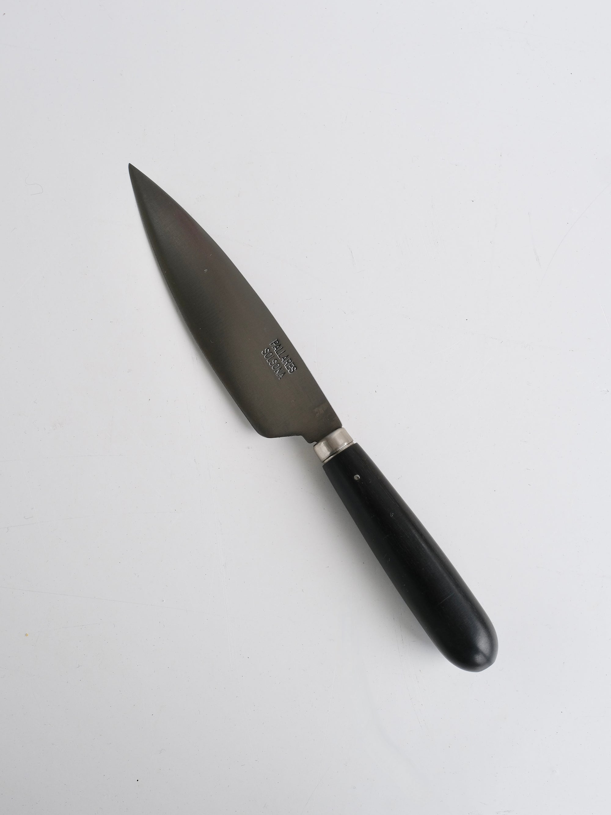13cm Carbon Steel Ebony Knife by Pallarès Solsona