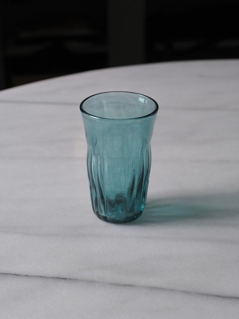 Mervi Glass in Teal