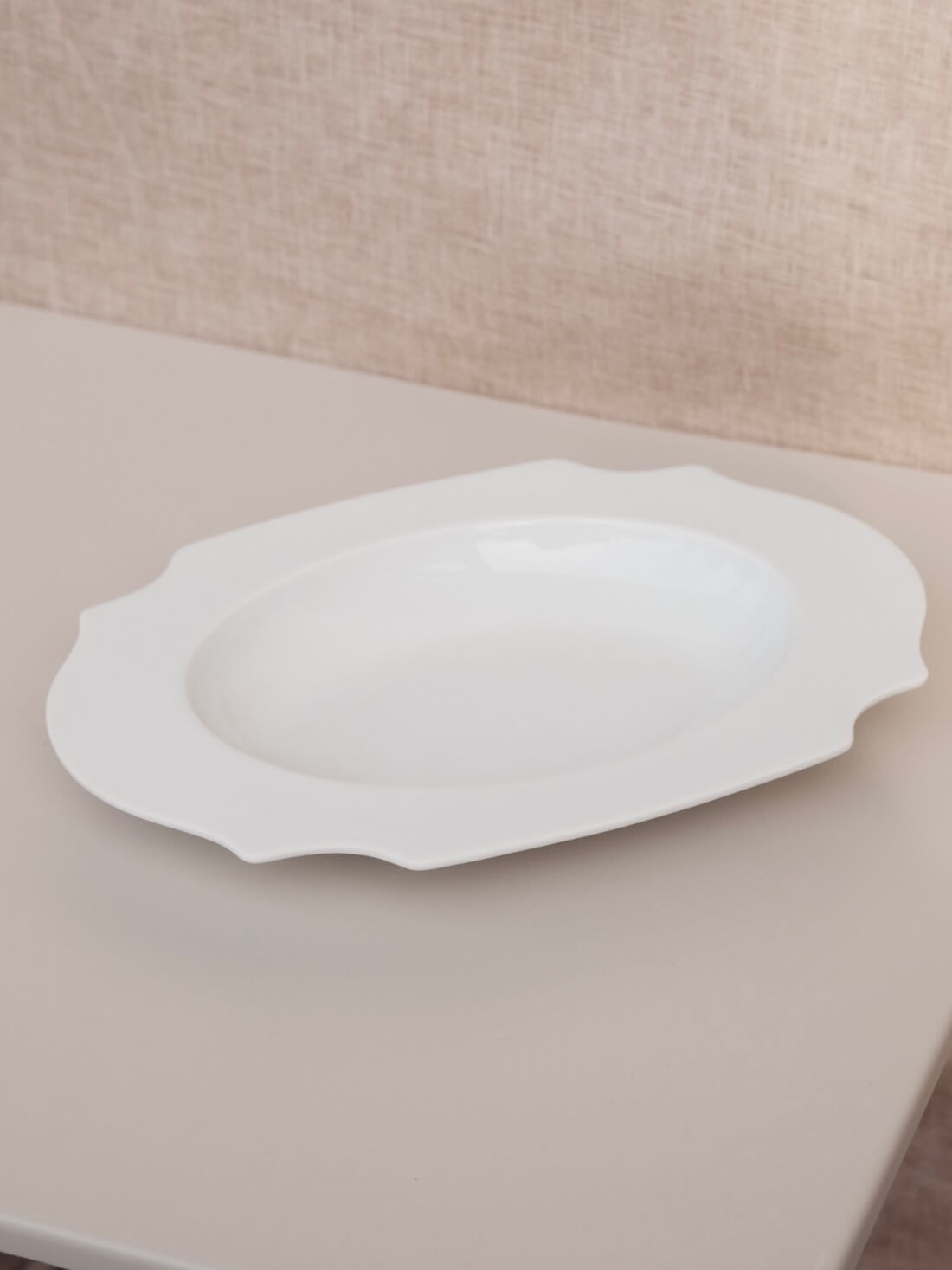 Oval Shallow Bowl