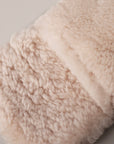 Mini Sheepskin Hot Water Bottle in Cream