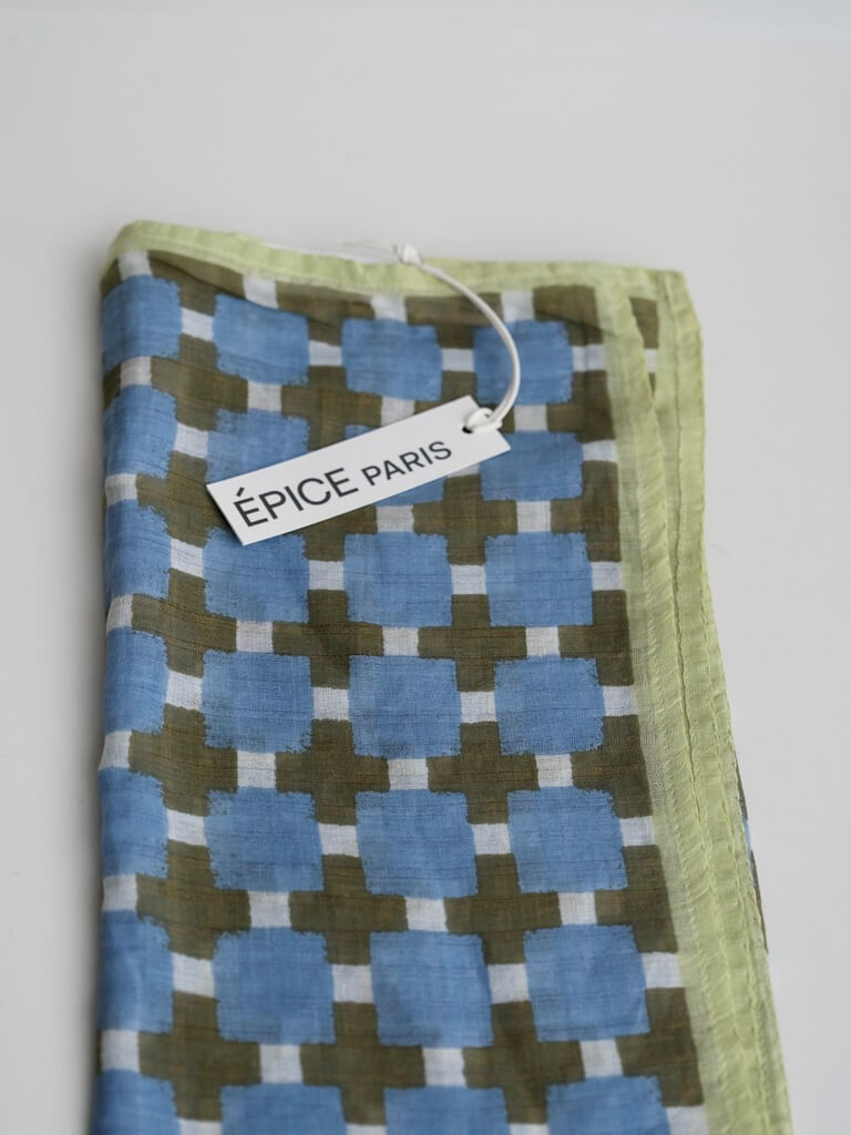 Silk + Cotton Bandana by Épice Paris