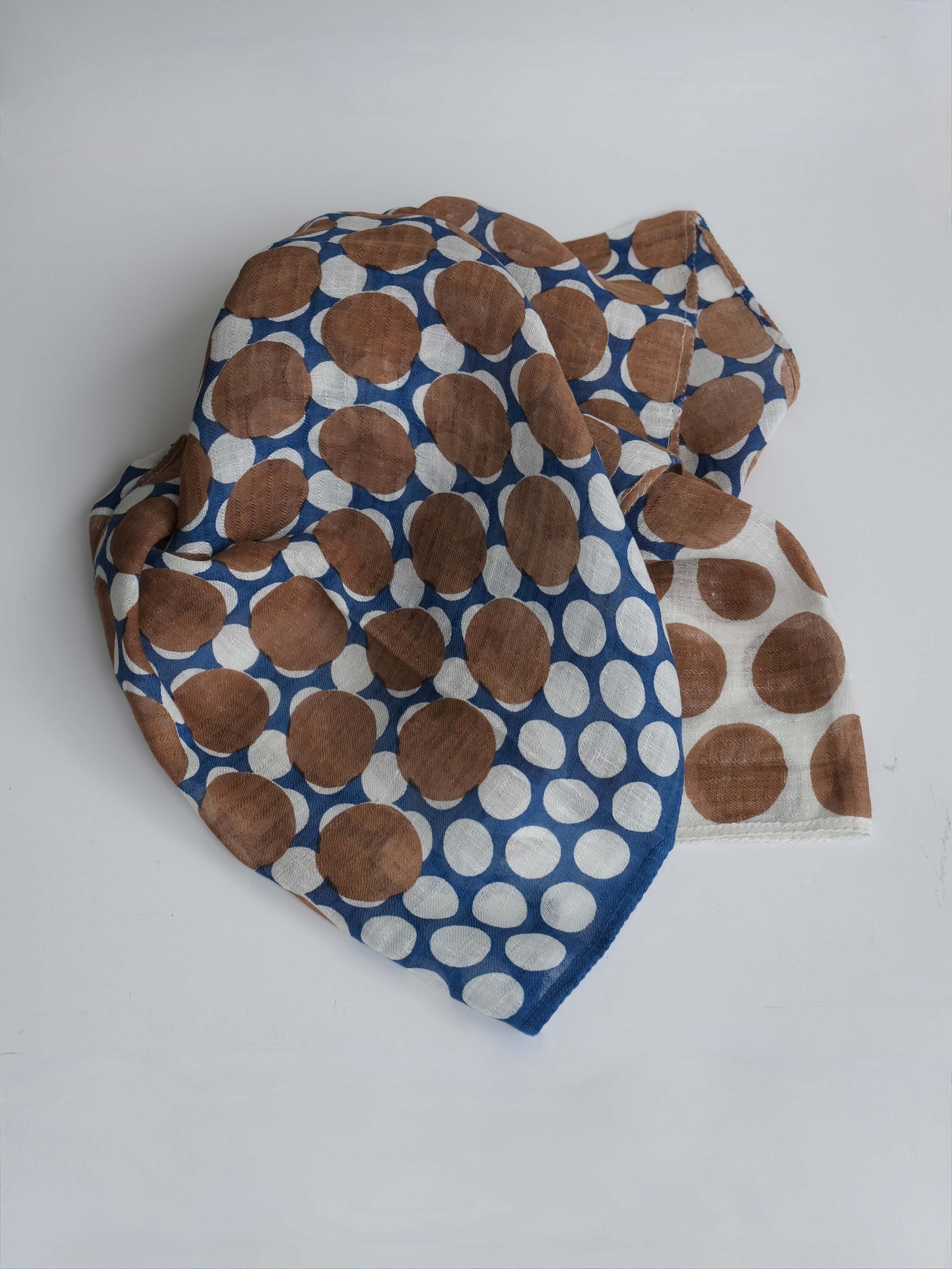 Cotton + Linen Bandana in Cacao by Épice Paris