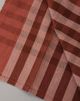 Plaid Napkin Set in Terracotta