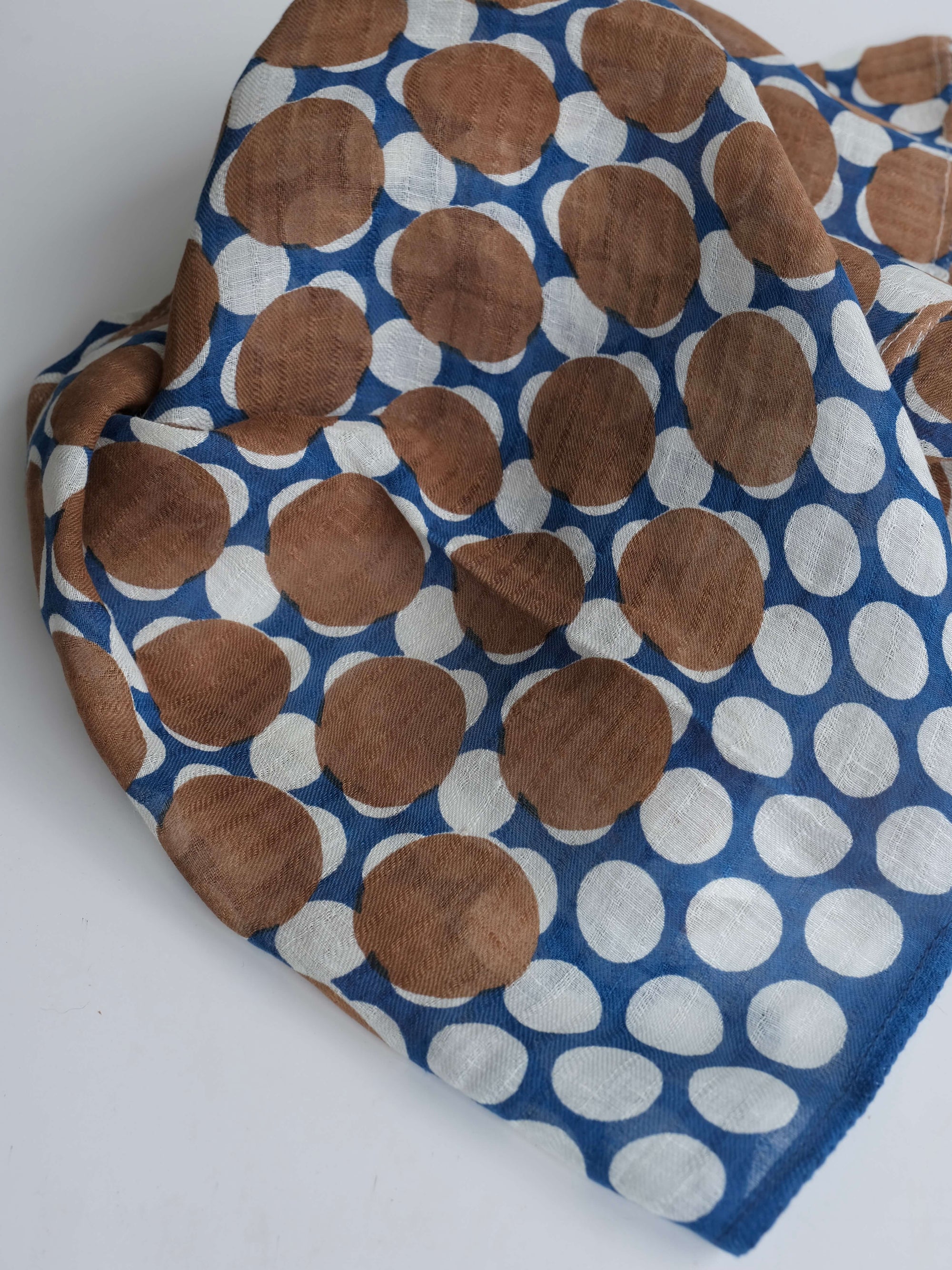 Cotton + Linen Bandana in Cacao by Épice Paris