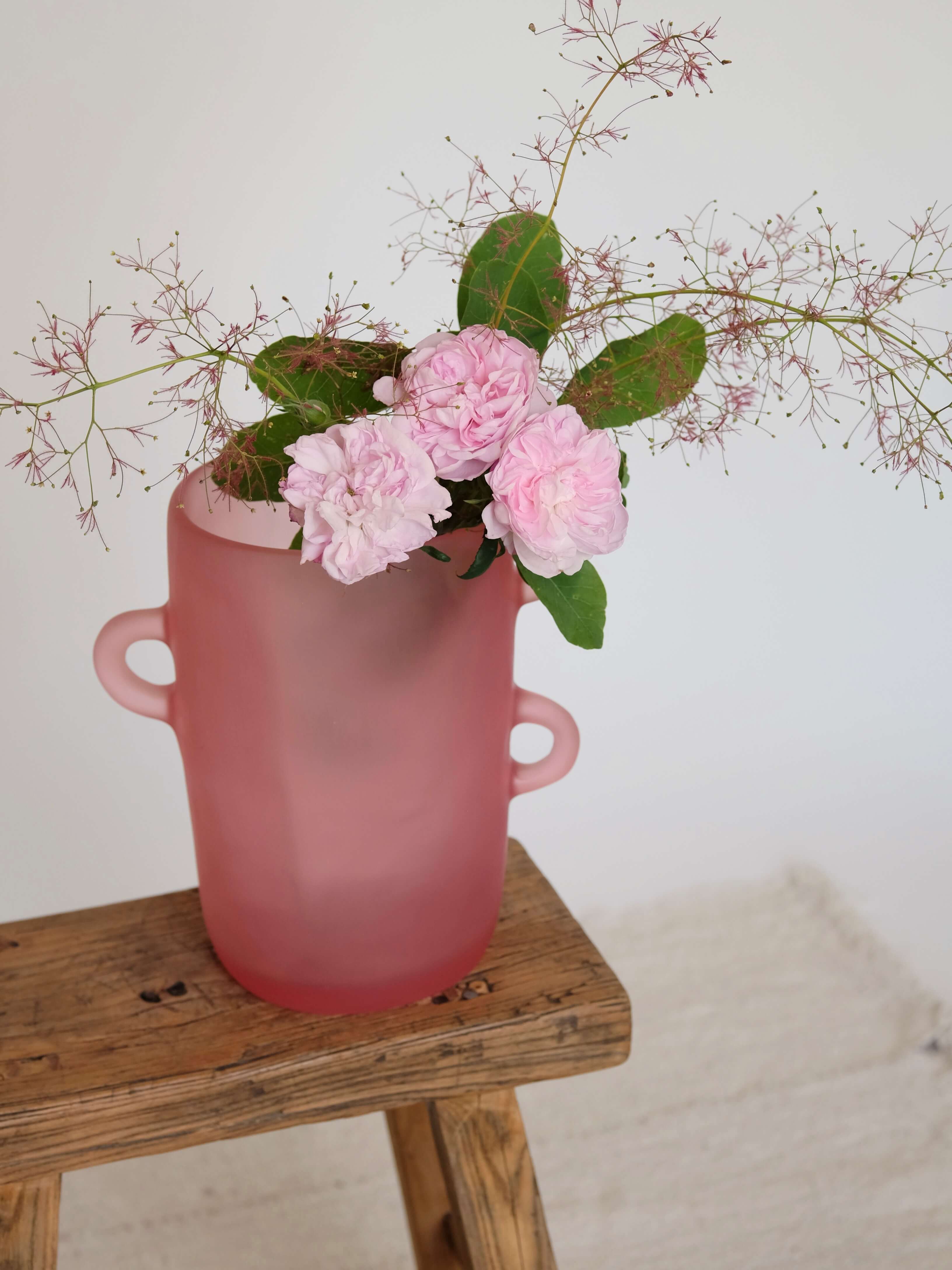 Loopy Vase in Pink by Tina Frey