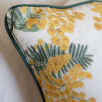 Linen Mimosa Cushion