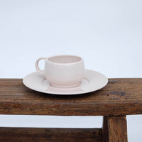 Soft Rose Cup and Saucer