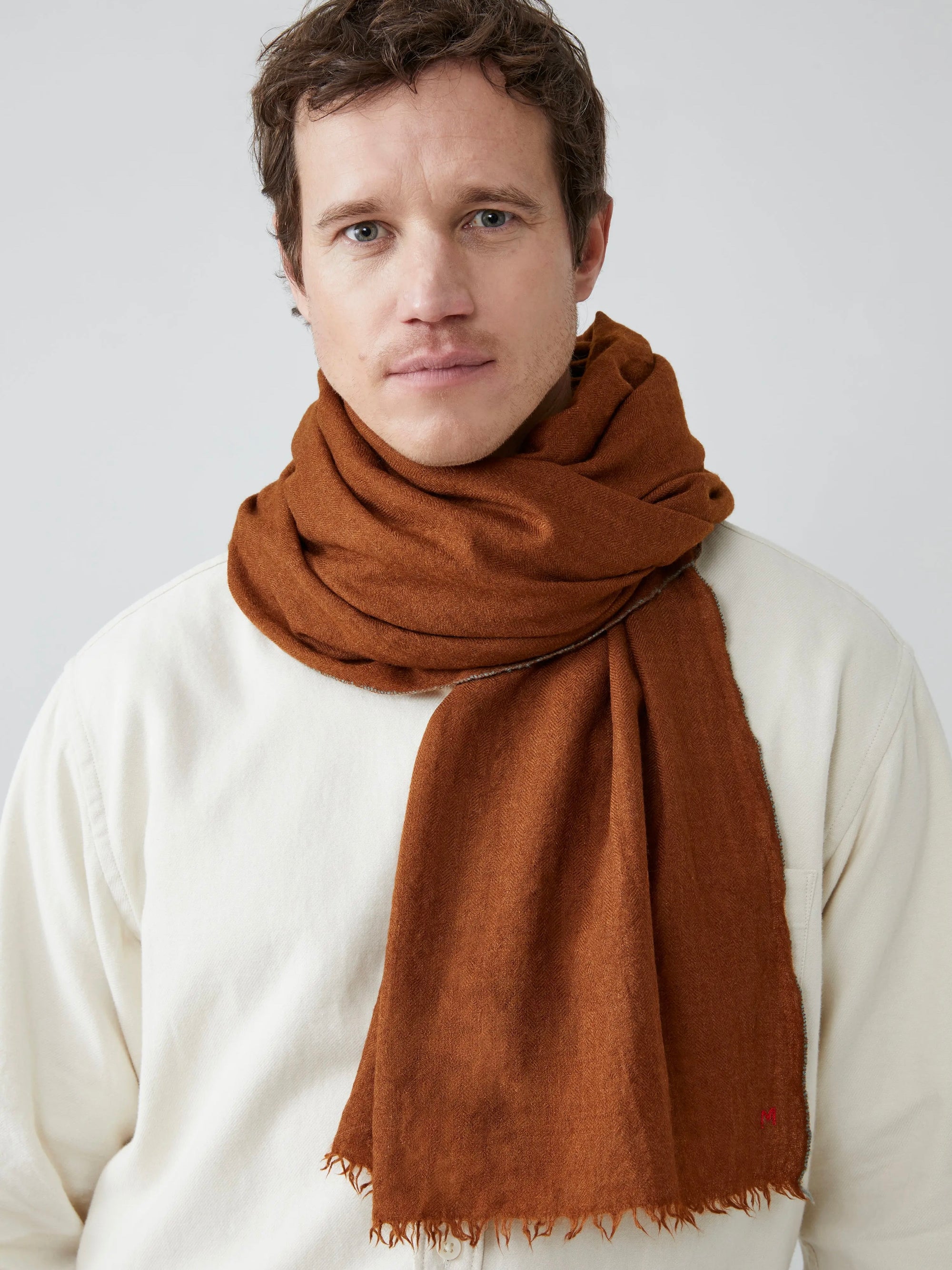 Scarf no. 100 in Toffee
