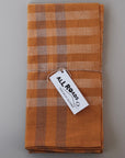 Plaid Napkin Set in Ochre