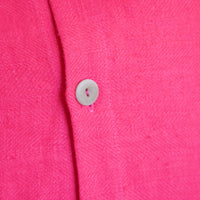 Linen Pillow in Hot Pink