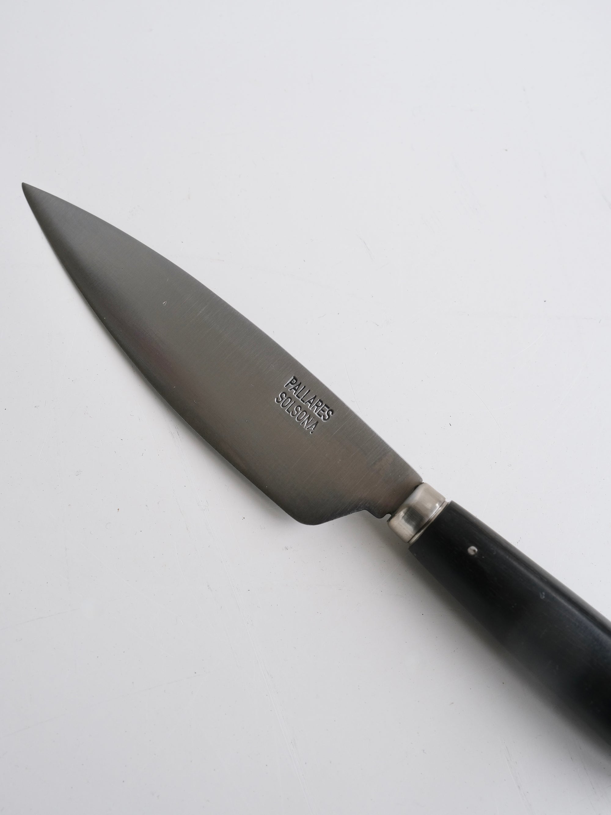 13cm Carbon Steel Ebony Knife by Pallarès Solsona