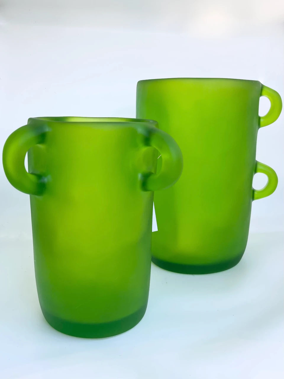 Loopy Vase in Green by Tina Frey