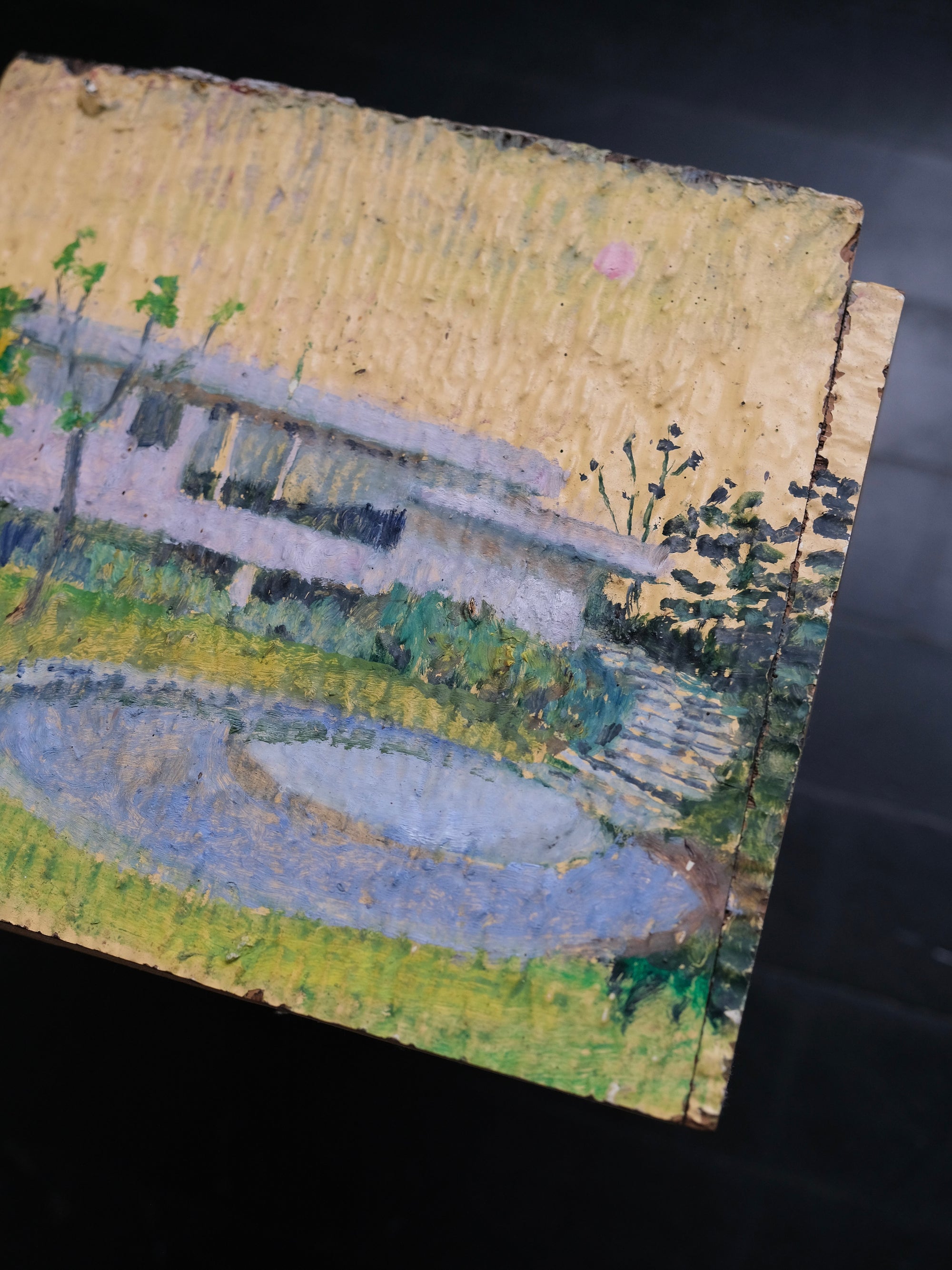 House with Pond by Stefanie Denz