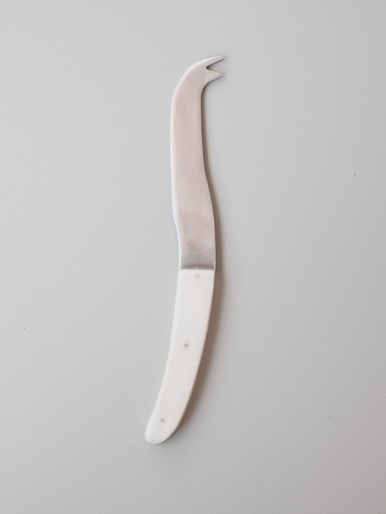 Forked Bone Handle Cheese Knife