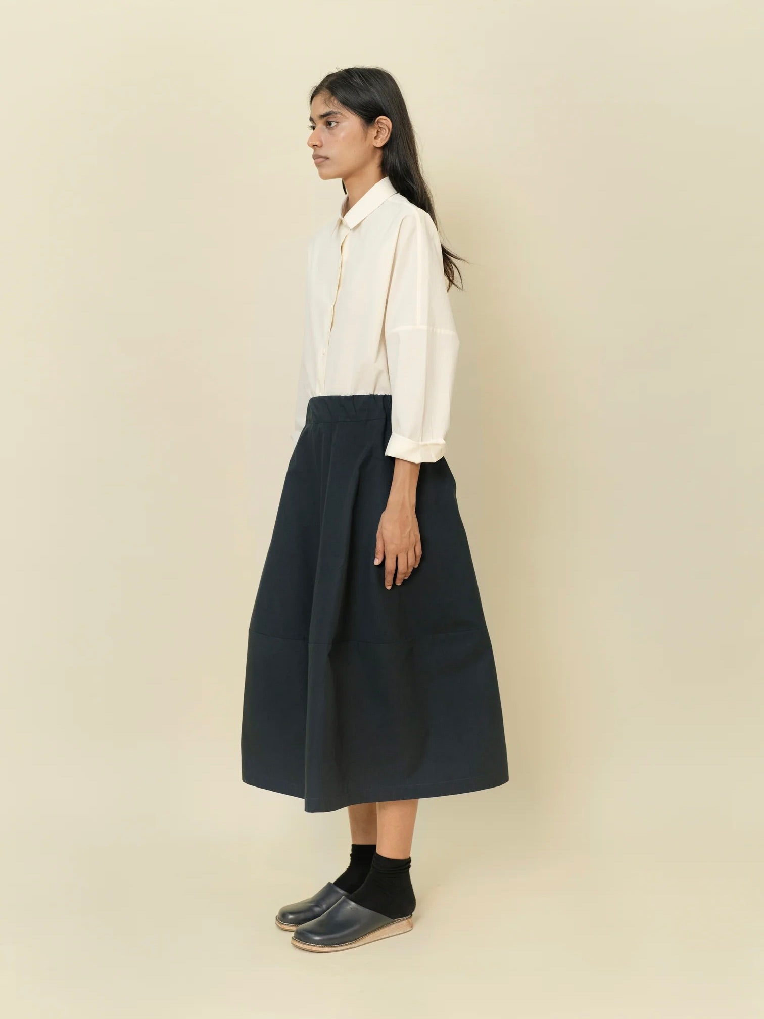 A-Line Skirt in Navy