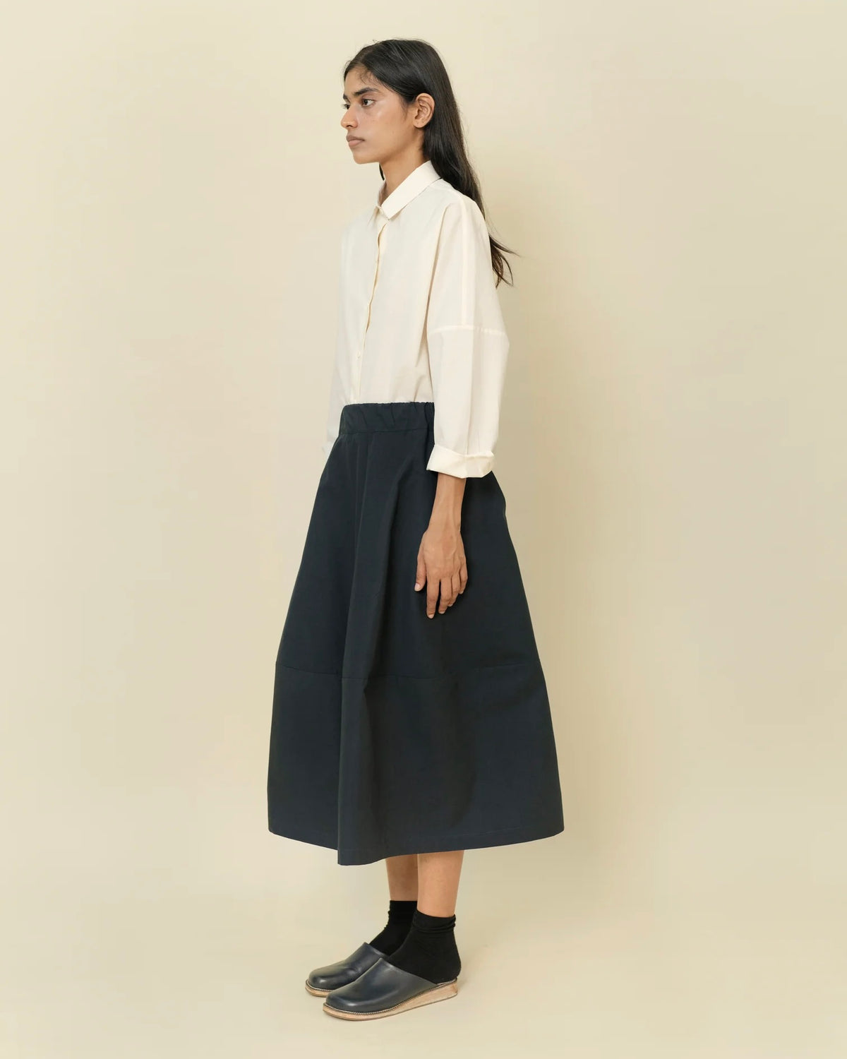A-Line Skirt in Navy