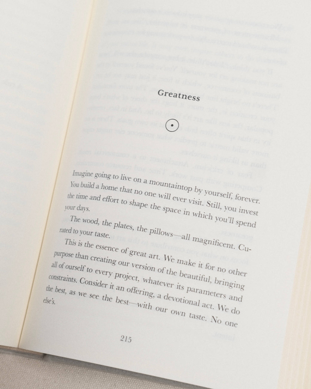 The Creative Act: A Way of Being