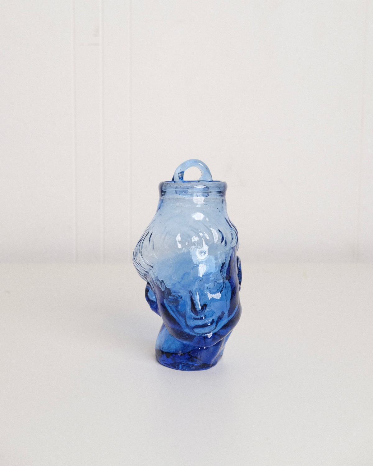 Simon Wall Mounted Vase in Blue Splash