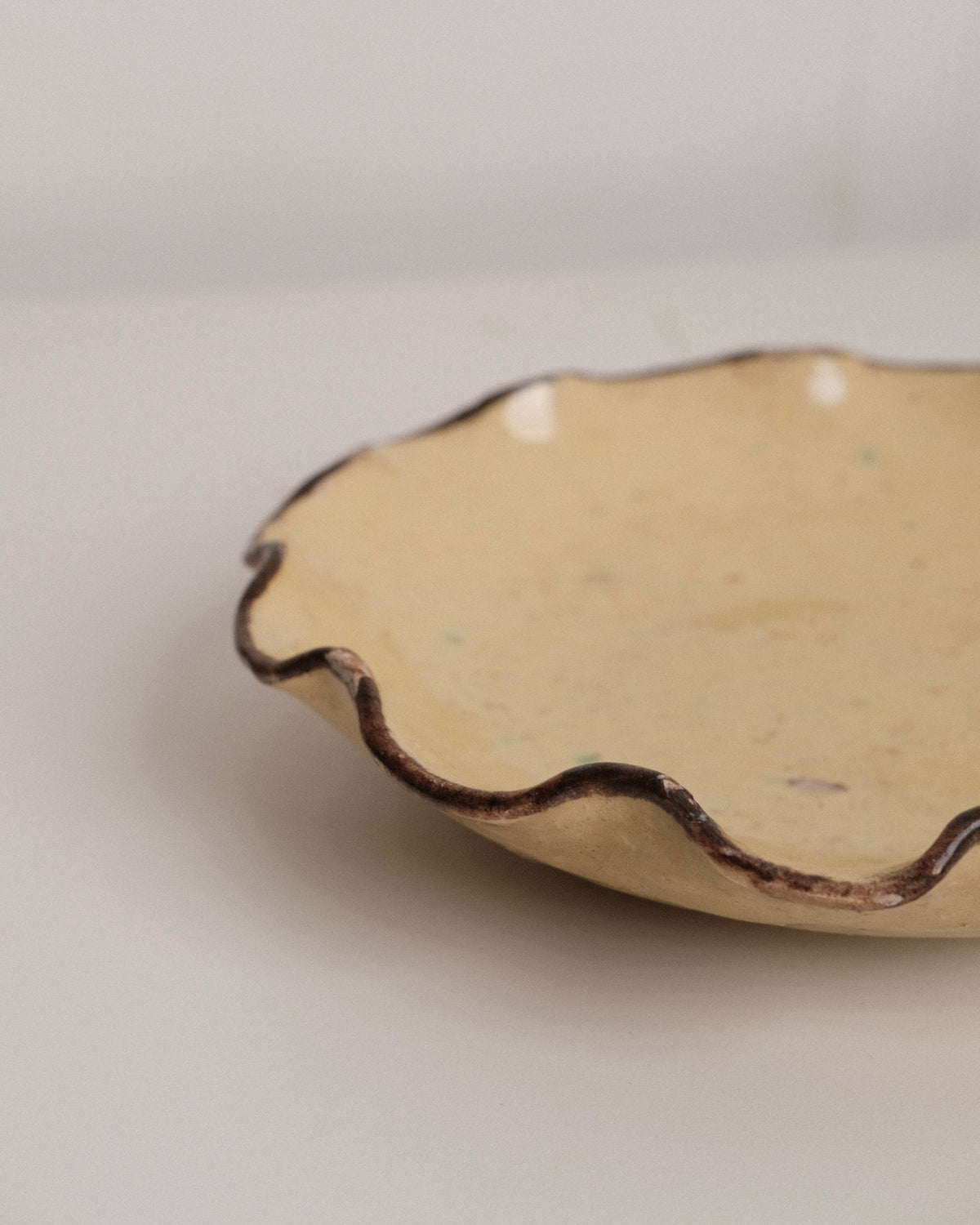 Vintage French Ruffle Plate