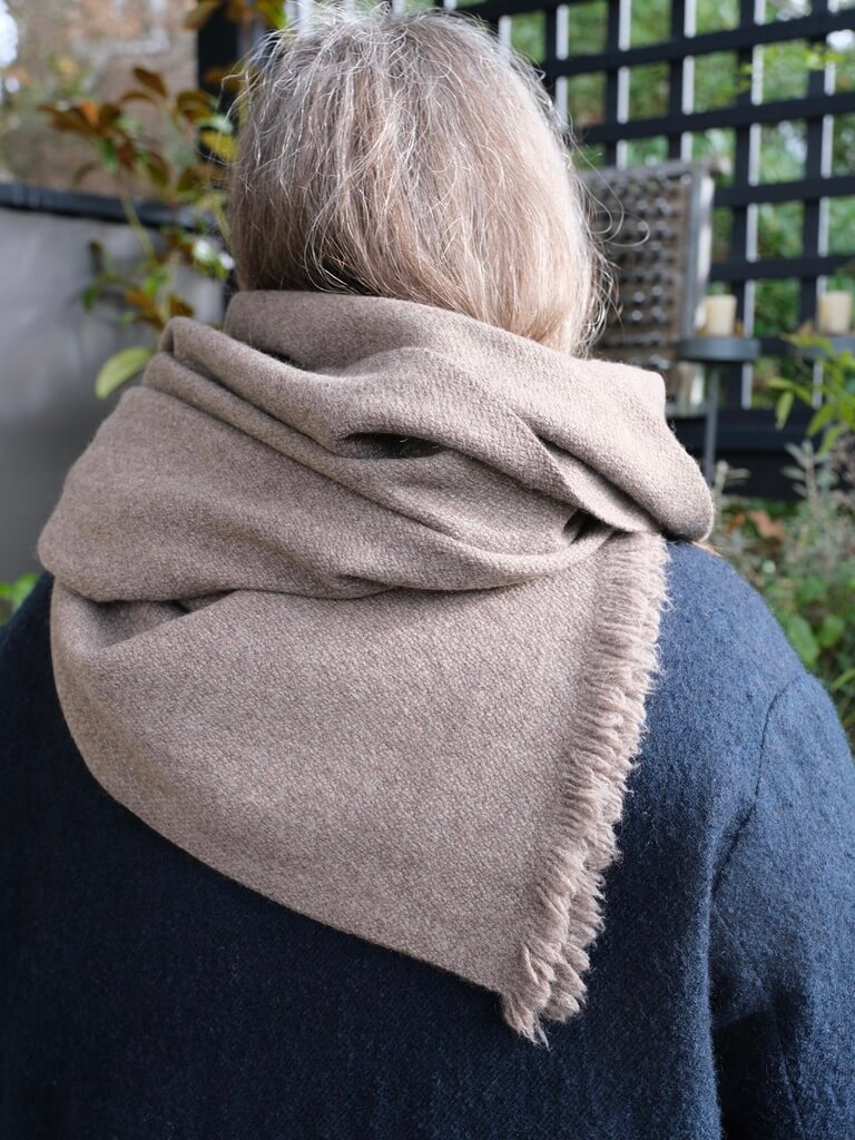 Nomad Classic Scarf in Natural Yak Grey