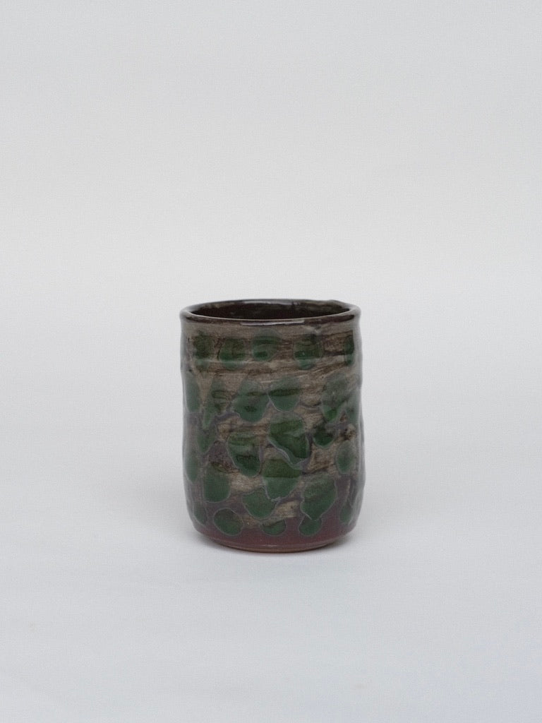 Green Polka Dot Tumbler