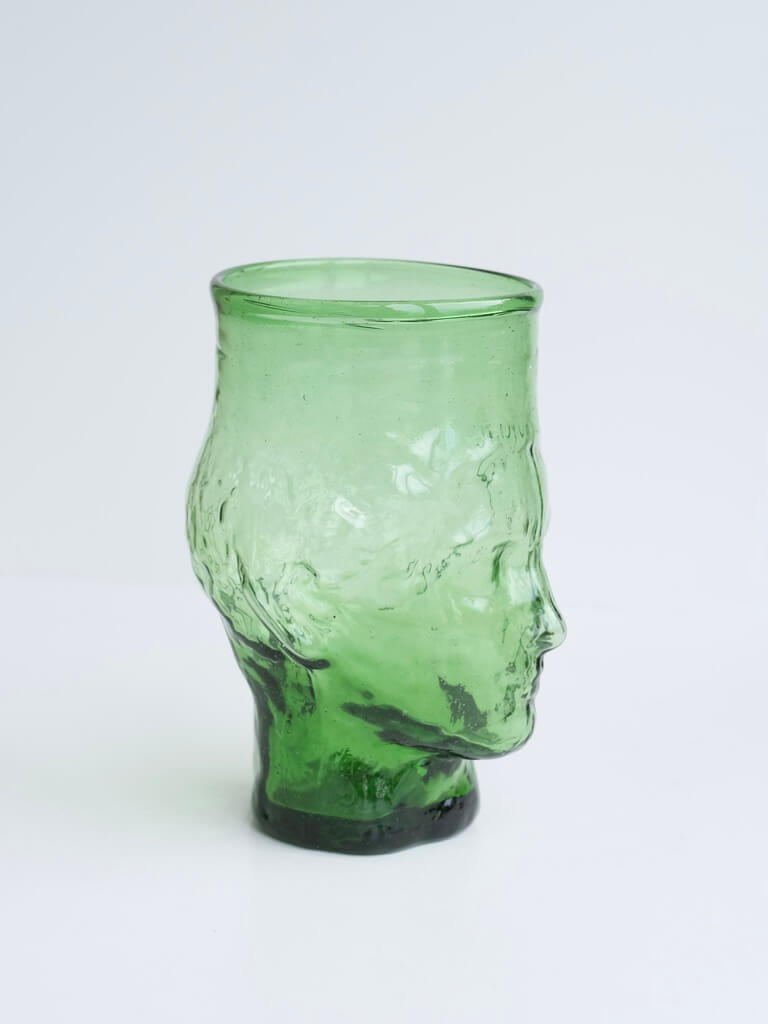 Roma Vase in Green by La Soufflerie