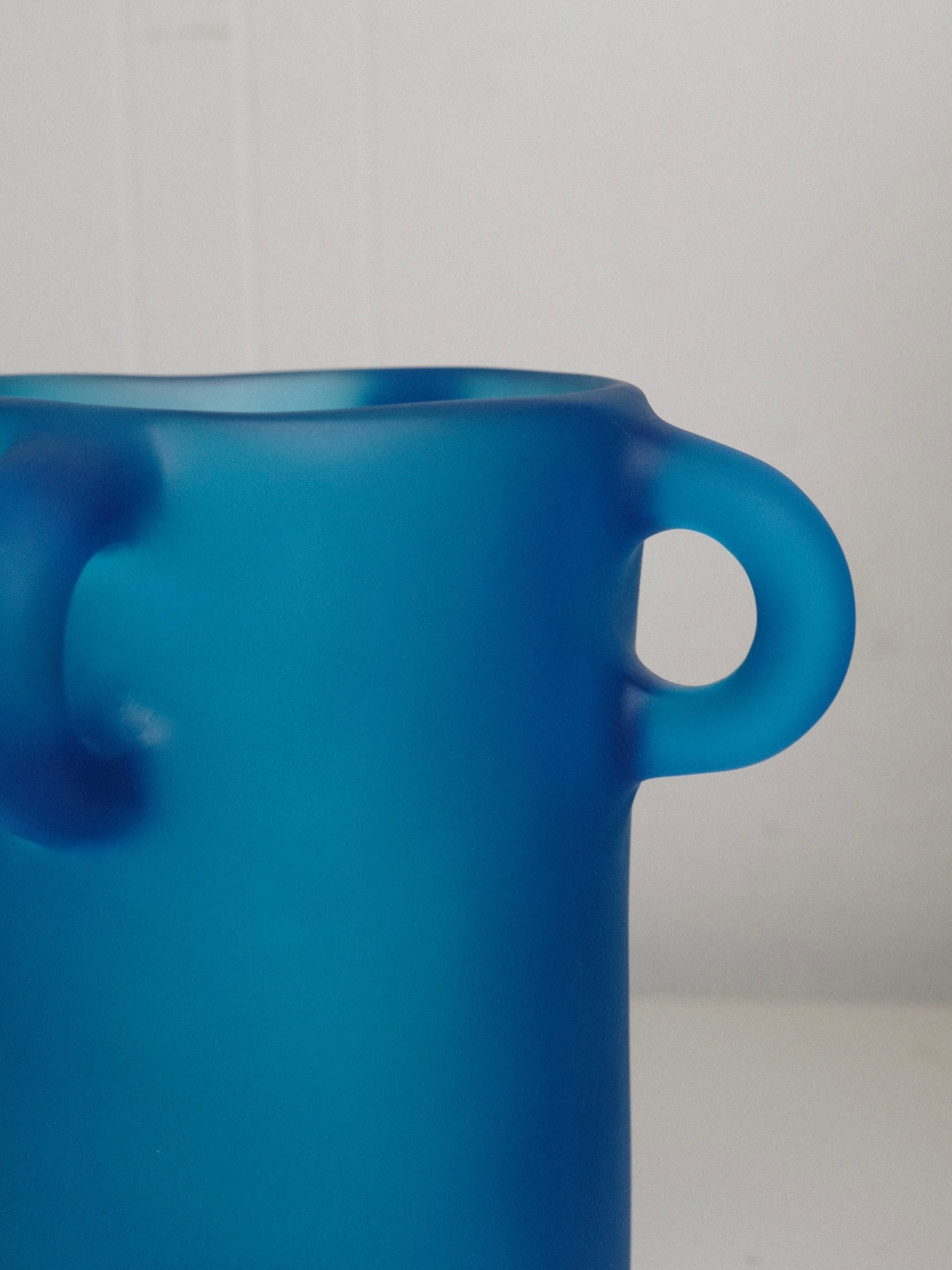 Small Loopy Vase in Pool Blue