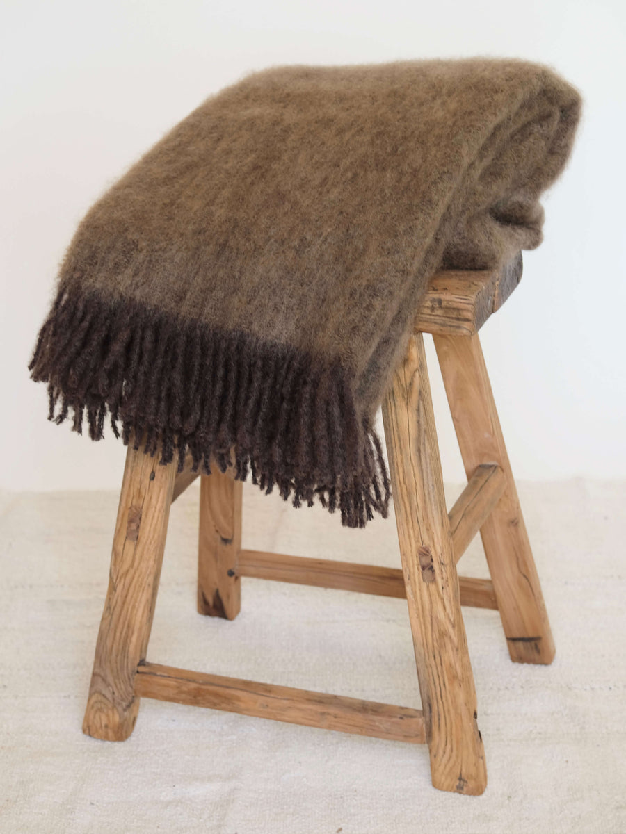 Mohair Blanket in Earth