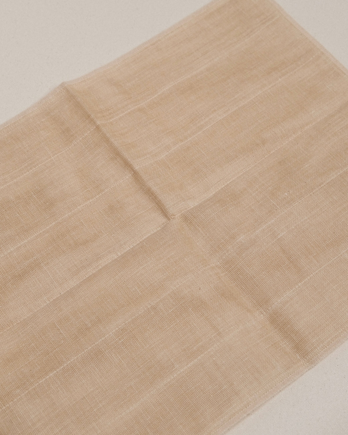 Naturally Dyed Tea Towel in Persimmon