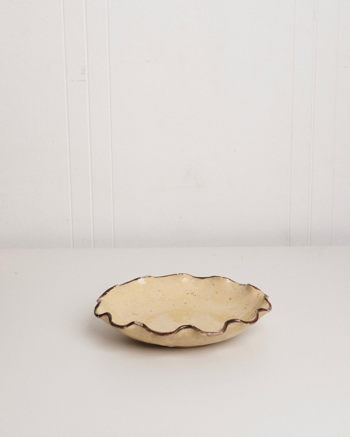 Vintage French Ruffle Plate