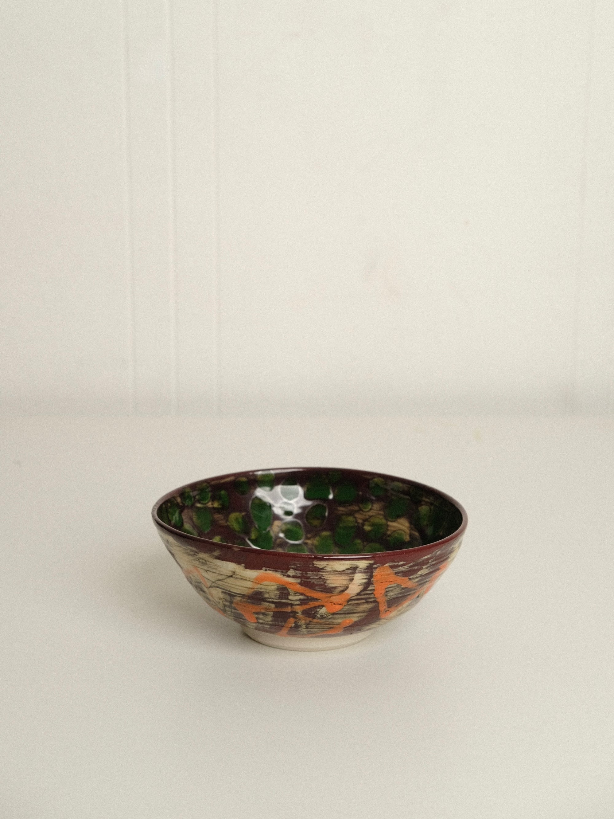 Medium Green Polka Dot Bowl
