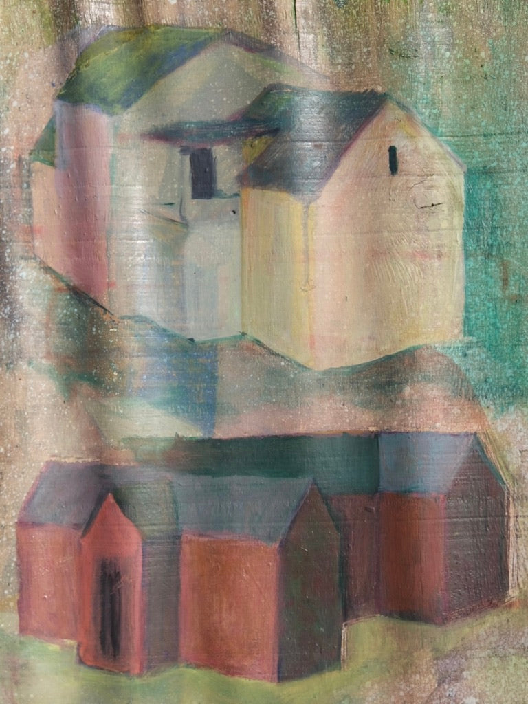 Yellow and Red Building by Stefanie Denz