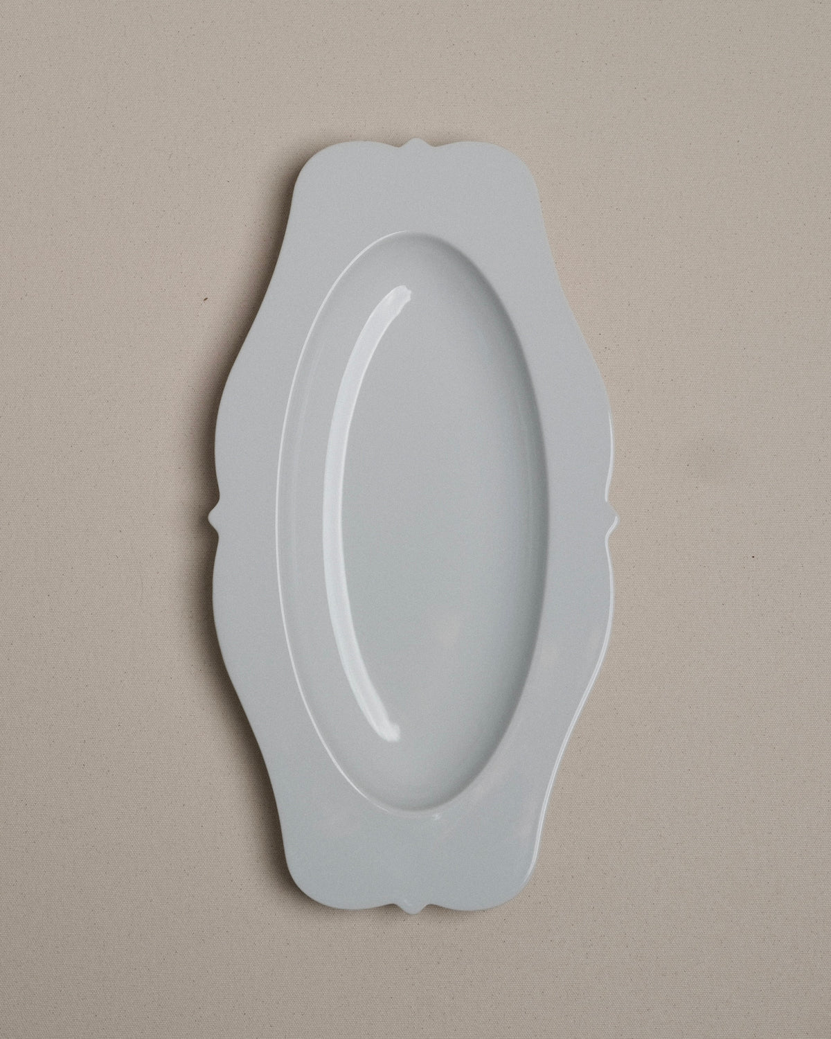 Large Serving Platter in White