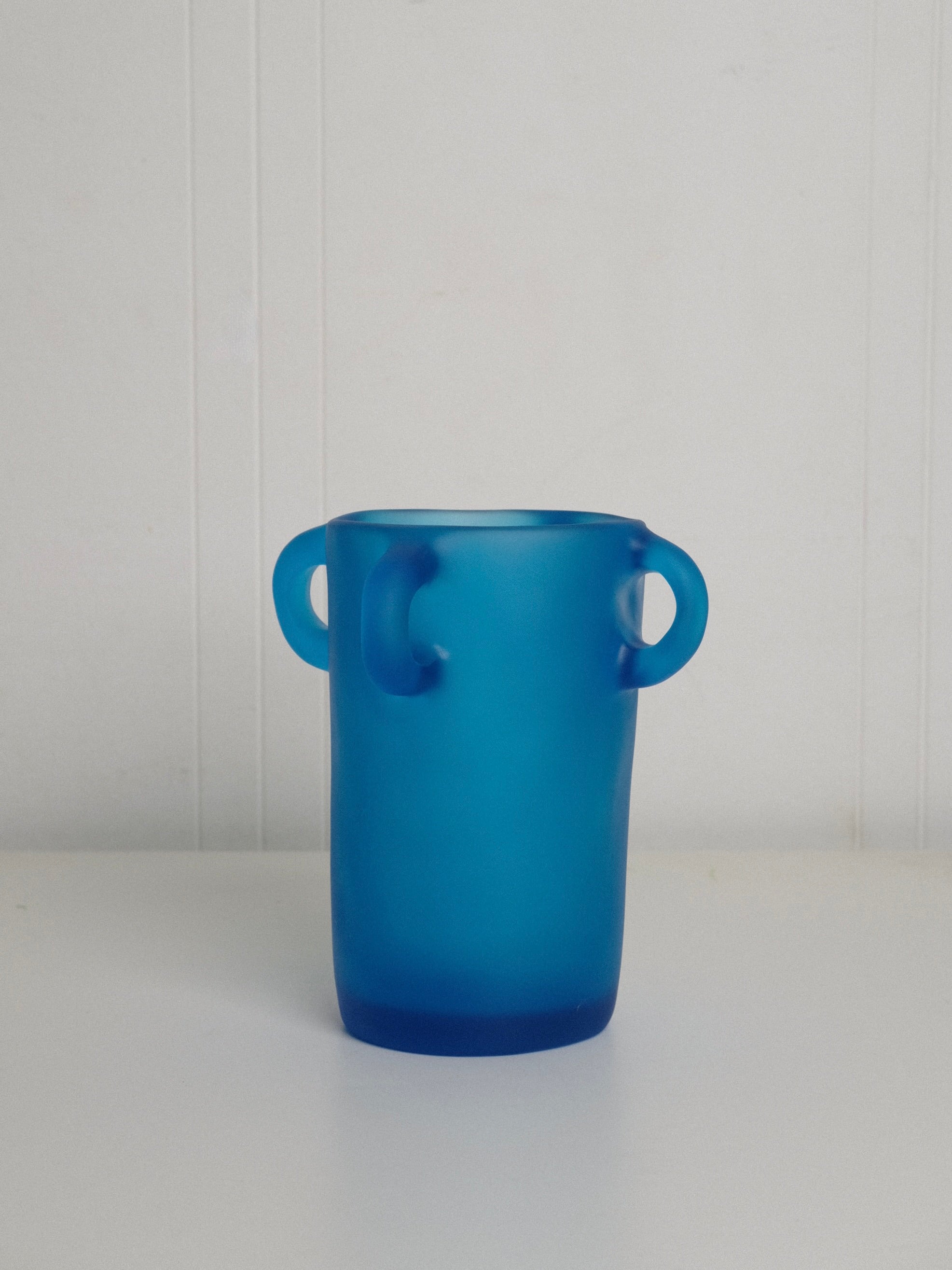 Small Loopy Vase in Pool Blue