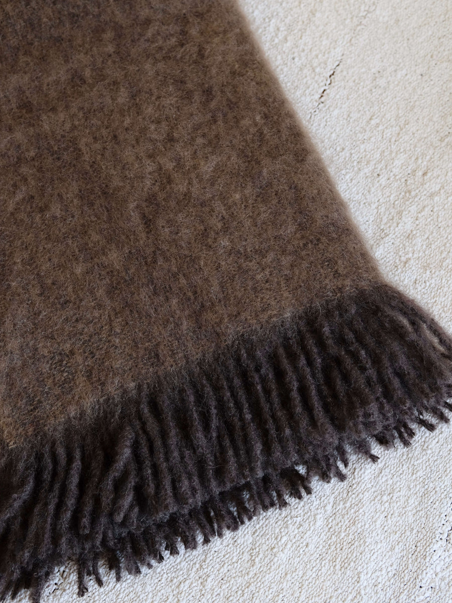 Mohair Blanket in Earth