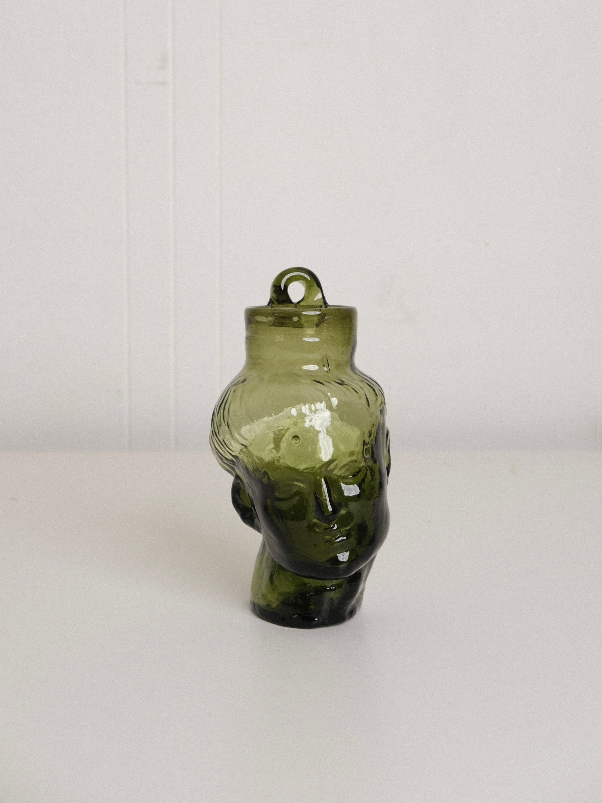 Simon Wall Mounted Vase in Olive