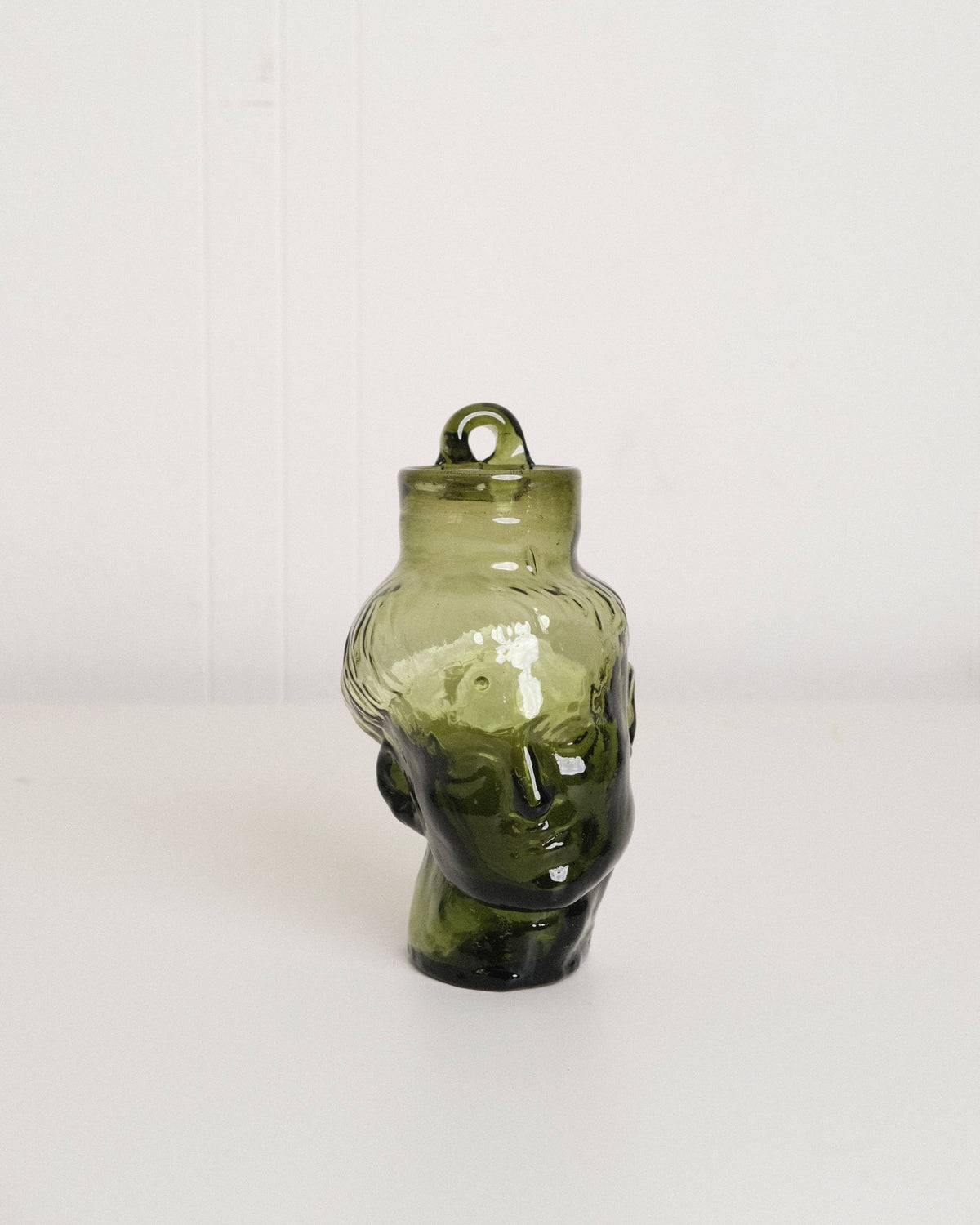 Simon Wall Mounted Vase in Olive