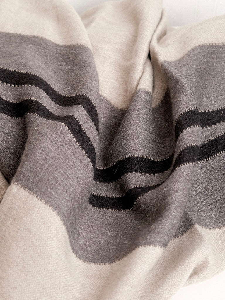 Black House Stripe Throw