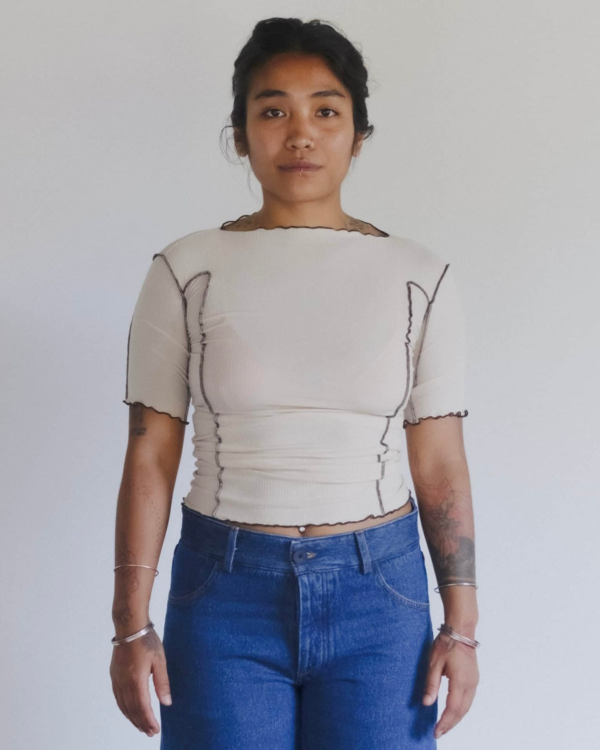 Omato 3/4 Sleeve in Dylan Beige