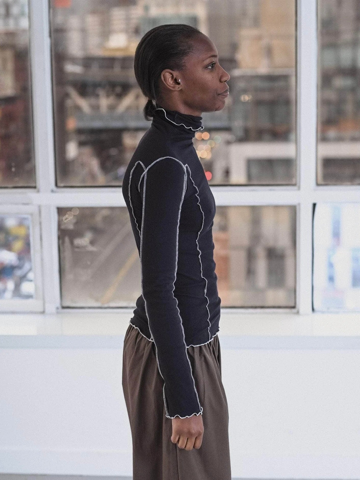 Omato Turtleneck in Murano Navy