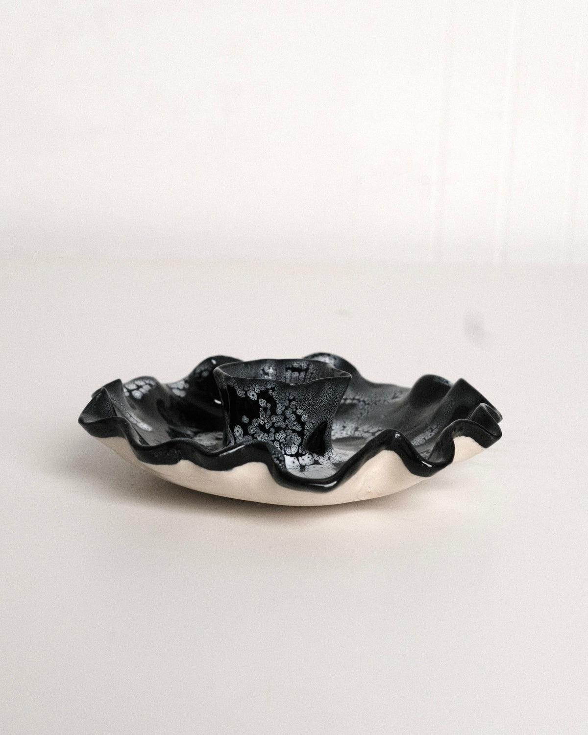 Ruffle Candle Bowl no. 2