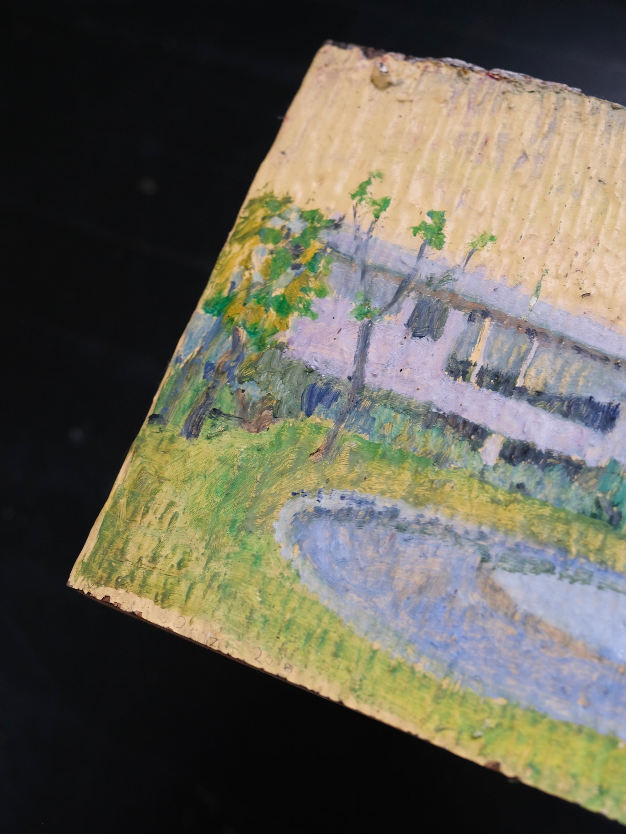 House with Pond by Stefanie Denz