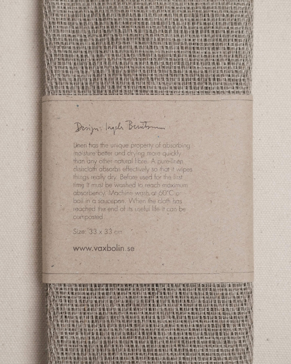 Linen Dishcloth in Natural