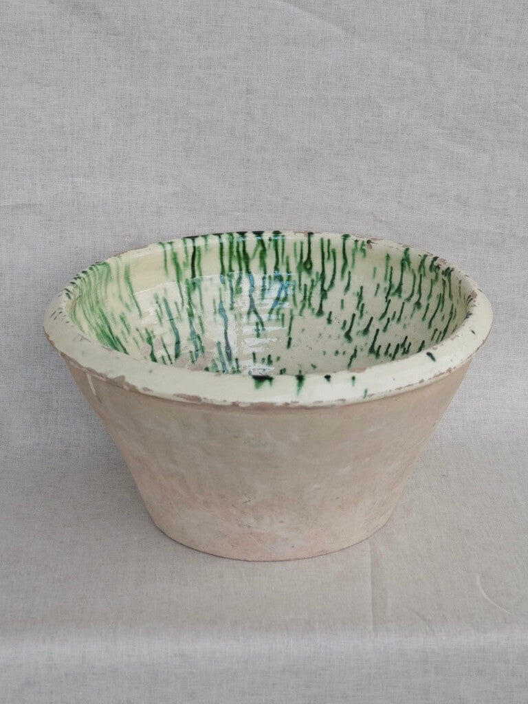 Vintage Terracotta Splatter Bowl