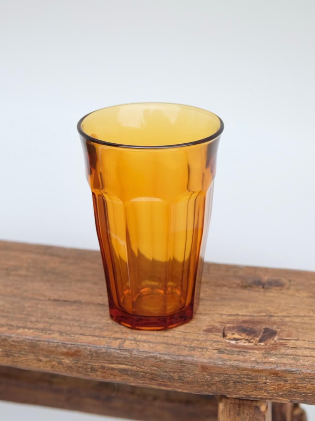Tall Tumbler in Amber by Duralex