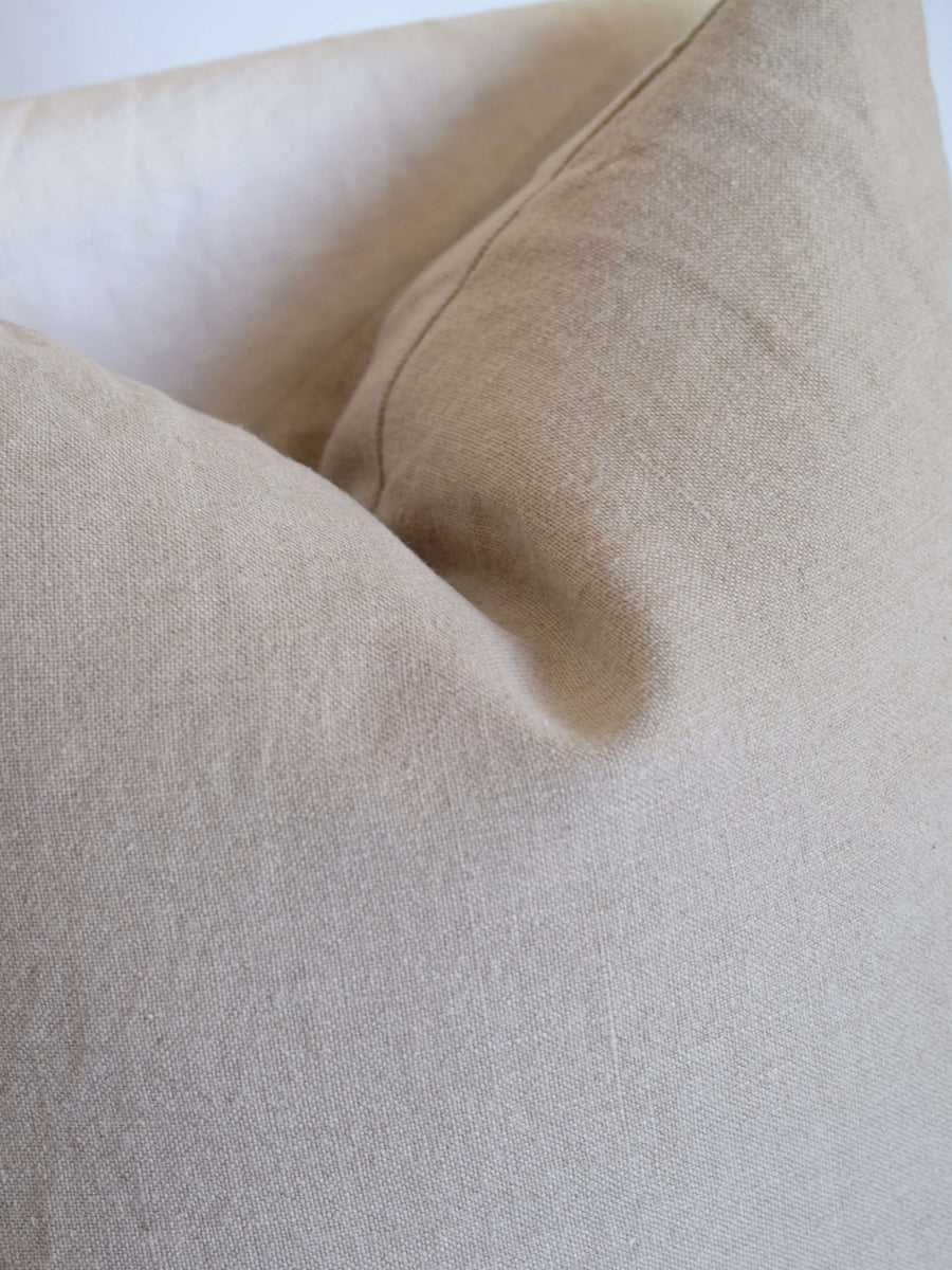 Linen Pillow in Flax by Libeco